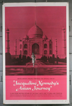 JACQUELINE KENNEDY'S ASIAN JOURNEY (1962) 2361  USIA Documentary One-Sheet Poster   Original U.S. One-Sheet Poster (27x41)  Folded  Very Good Plus to Fine Condition