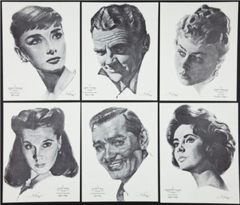 ACADEMY AWARDS PORTRAIT COLLECTION (1961) 27925   NICHOLAS VOLPE Lithographs   Academy Award Winning Actors Portfolio (1961)  Very nice 8x10 lithographs of the Stars!  69 individual lithographs