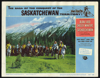 SASKATCHEWAN (1954) 25684  Scene Lobby Card    Universal Pictures Original Scene Lobby Card (11x14) Very Fine Condition