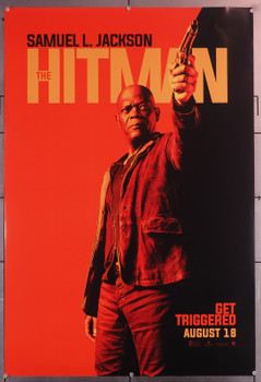HITMAN'S BODYGUARD, THE (2017) 29650  Movie Poster   Samuel L. Jackson  Teaser Poster Original U.S. One-Sheet Poster (27x40)  Rolled  Very Fine
