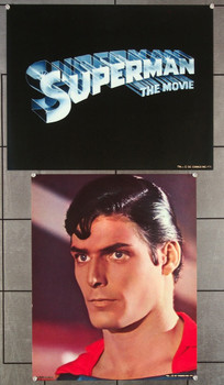 SUPERMAN     (1978) 11847  Color photolithographs  (4)  17x21  Christopher Reeve as Superman 17x21 Color Lithographs Printed for SUPERMAN (1978)  Very Fine Plus