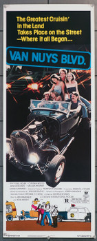 VAN NUYS BLVD. (1979) 29671  Movie Poster  14x36 Insert Card   William Sachs Original U.S. Insert Poster (14x36)  Rolled  Never Folded  Very Fine Condition