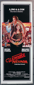 WANDA NEVADA (1979) 29916  Movie Poster  Very Fine Condition  Brooke Shields  Peter Fonda  Henry Fonda  Fiona Lewis  Art by David Weisman and Jim Evans Original U.S. Insert Poster (14x36)  Rolled in Very Fine Condition