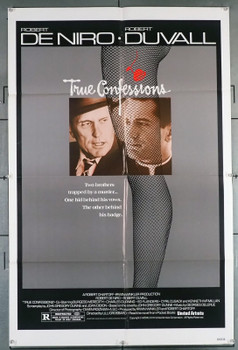 TRUE CONFESSIONS (1981) 29983  Movie Poster  Robert DeNiro  Robert Duvall  James Hong  Ulv Grosbard Original U.S. One-Sheet Poster (27x41) Folded  Very Fine