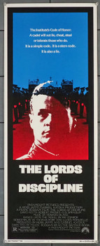 LORDS OF DISCIPLINE, THE (1983) 29849  Movie Poster  (14x36)  David Kieth  Robert Prosky  Judge Reinhold  Franc Roddam	 Original U.S. Insert Poster (14x36)  Rolled  Never Folded  Very Fine Condition