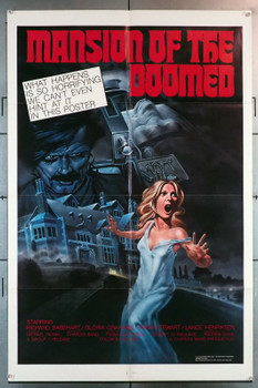 MANSION OF THE DOOMED (1976) 30145 Movie Poster (27x41) Richard Basehart  Gloria Grahame  Lance Henriksen  Michael Pataki Original U.S. One-Sheet Poster (27x41) Folded  Very Fine Plus Condition