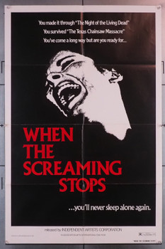 LORELEY'S GRASP, THE  (1973) 30143  (WHEN THE SCREAMING STOPS) Movie Poster  Re-release of 1978 Original U.S. One-Sheet (27x41) Folded  1978 Re-release  Excellent Condition