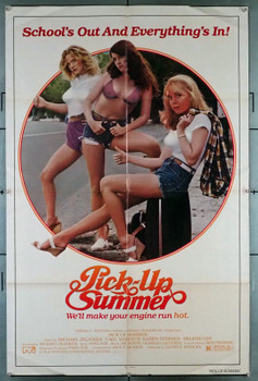PICK-UP SUMMER (1980) 30152  Movie Poster (27x41) Folded George Mihalka  Original Film Ventures International One-Sheet Poster (27x41) Movie Poster  Folded   Very Good Plus