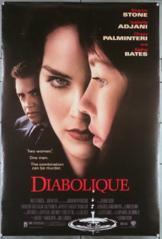 DIABOLIQUE (1996) 10233 Movie Poster (27x40)  Sharon Stone  Isabelle Adjani  Chazz Palminteri  Kathy Bates  Jeremiah S. Chechik		 Original U.S. One-Sheet Poster (27x40) Never Folded  Fine Plus Condition  Double-Sided