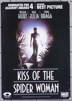 KISS OF THE SPIDER WOMAN (1986) 30205  Canadian MCA Home Video Poster (19x27) Rolled Original MCA Home Video Poster from Canada (19x27) Never Folded  Fine Plus