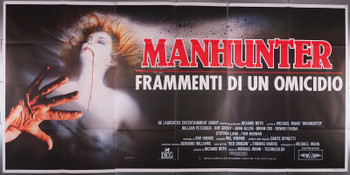 MANHUNTER (1986) 30422  Movie Poster  (55x120) Italian  Joan Allen  Brian Cox  Michael Mann Original Italian Poster  55 inches by 120 inches  Very Fine Plus