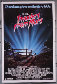 INVADERS FROM MARS (1986) 3249  Movie Poster (27x41) Folded  Karen Black  Timothy Bottoms  Laraine Newman  Tobe Hooper Original U.S. One-Sheet Poster (27x41)  Folded  Very Fine Condition