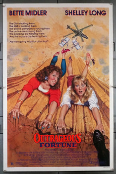 OUTRAGEOUS FORTUNE (1987) Movie Poster