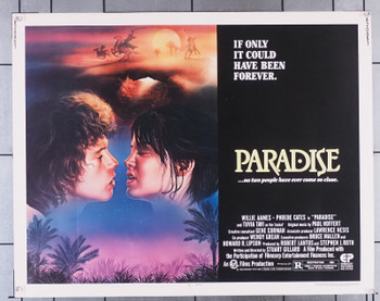 PARADISE (1982) 30747  Movie Poster (22x28)  Phoebe Cates   Willie Aames Original Embassy Pictures Half-Sheet Poster (22x28).  Folded.  Very Fine Condition.
