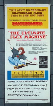 ULTIMATE FLEX MACHINE, THE (1975) 10736 Movie Poster  Australian Surfing Documentary Original Australian Daybill Poster (14x30)  Very Fine Condition