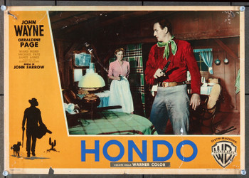 HONDO (1953) 25248 Movie Poster   14x19 Italian Foto  Good Condition  Theater-Used Original Italian 14x19 Foto  First Italian Release