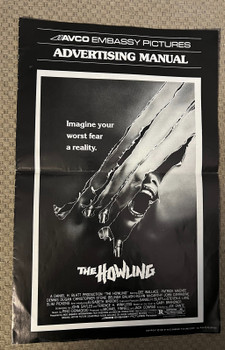 HOWLING, THE (1981) 20990  Pressbook (11x17) 12 pages   Original U.S. Pressbook (11x17)  Folded Once  Complete  No Cuts  Fine Condition