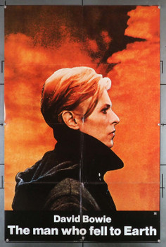MAN WHO FELL TO EARTH, THE (1976) R30962  Movie Poster  U.S. One-Sheet  (27x41) David Bowie  Nicolas Roeg Original U.S. One-Sheet (27x41) Folded  Fine Plus to Very Fine Condition