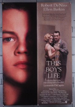 THIS BOY'S LIFE (1993) 10222 Movie Poster (27x41) Leonardo DiCaprio  Ellen Barkin  Robert De Niro  Chris Cooper  Tobey Maguire  Michael Caton-Jones