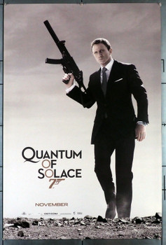 QUANTUM OF SOLACE (2008) 31088  Advance Poster with Daniel Craig  Double Sided Original U.S. Advance One-Sheet (27x40)  Rolled  Very Fine