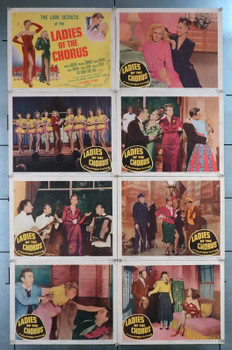 LADIES OF THE CHORUS (1948) 31095 Movie Posters  U.S. Lobby Card Set in Superb Condition  Marilyn Monroe  Adele Jergens  Phil Karlson Original U.S. Lobby Cards  Eight Individual Cars  Very Fine Plus Condition