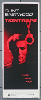 TIGHTROPE (1984) 30733     CLINT EASTWOOD   GENEVIEVE BUJOLD   RANDI BROOKS Original Warner Brothers Insert Poster (14x36).  Folded.  Very Fine Condition.