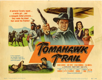 TOMAHAWK TRAIL (1957) 25708 Movie Poster  Title Lobby Card  Theater-Used  Average Used Condition Original U.S. Title Lobby Card (11x14) Average Used Condition