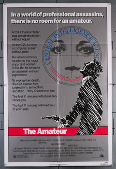AMATEUR, THE (1981) 2865  Movie Poster (27x41)  Folded  John Savage  Christopher Plummer  Marthe Keller  Arthur Hill  Charles Jarrott	 Original U.S. One-Sheet Poster (27x41)  Folded  Fine Plus Condition
