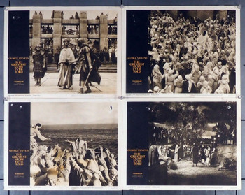 GREATEST STORY EVER TOLD, THE (1965) 31256  Lobby Cards  Four Individual Cards   Original U.S. Lobby Cards in Fair Condition