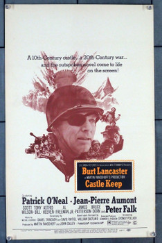 CASTLE KEEP (1969) 12818 Movie Poster Original U.S. Window Card  (14x22)  Very Fine Never Folded