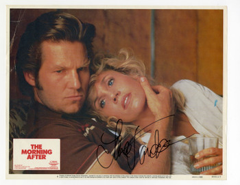 MORNING AFTER, THE (1986) 31773  Portrait Lobby Card  Jeff Bridges and Jane Fonda   Autographed Original U.S. Portrait Lobby Card (11x14) Very Fine Condition  Signed by Jane Fonda MORNING AFTER, THE (1986) 31773  Portrait Lobby Card  Jeff Bridges and Jane Fonda   Autographed Original U.S. Portrait Lobby Card (11x14) Very Fine Condition  Signed by Jane Fonda