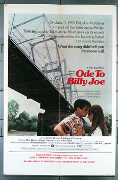ODE TO BILLY JOE (1976) 31877 Movie Poster  Folded  Premier Poster   Original U.S. One-Sheet Poster (27x41)  Good Condition ODE TO BILLY JOE (1976) 31877 Movie Poster  Folded  Premier Poster   Original U.S. One-Sheet Poster (27x41)  Good Condition
