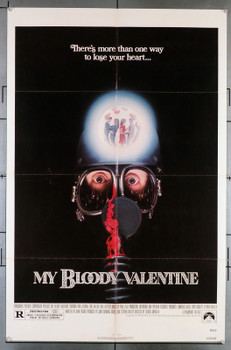 MY BLOODY VALENTINE (1981) 31875 Movie Poster   Original U.S. One-Sheet Poster (27x41) Folded  Very Fine