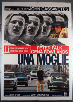 WOMAN UNDER THE INFLUENCE, A (1974) 31921 Movie Poster  Peter Falk  Gena Rowlands  John Cassavetes Original Italian 39x55 Poster  Folded  Very fine