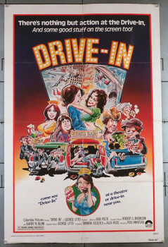 DRIVE-IN (1976) 26204 Movie Poster	 Original U.S. One-Sheet Poster (27x41) Folded  Theater-Used