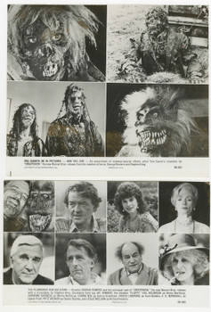 CREEPSHOW (1982) 32004  Gelatin Silver Prints (2) Studio Issued