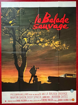 BADLANDS (1974) 31894 Movie Poster	 Original French Grande (47x63)  Art by Jean  Sissy Spacek  Martin Sheen  Terrence Malick  Jean Mascii