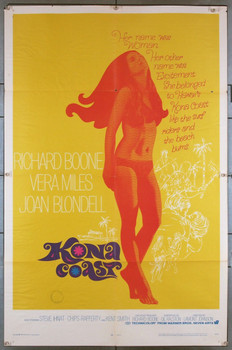 KONA COAST (1968) 27791 Warner Brothers Original U.S. One-Sheet Poster  (27x41) Folded  Theater-Used Good Condition Only