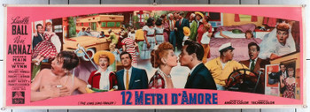LONG, LONG TRAILER, THE (1954) 32040 Movie Poster	 Original Italian Poster (14x39)  Special Double-Fotobusta  Rare!