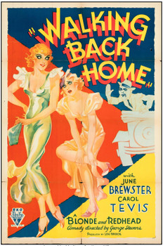 Walking Back Home (1933) Original Movie Poster