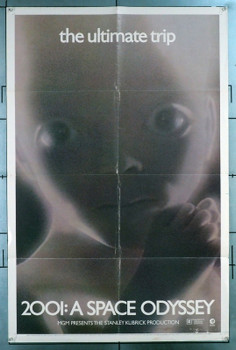 2001: A Space Odyssey (1968) Original Movie Poster