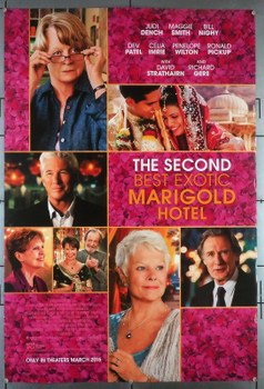 Second Best Exotic Marigold Hotel, The (2015) Original Movie Poster