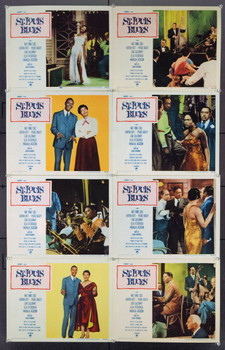 ST. LOUIS BLUES (1958) 2557 Original Paramount Lobby Card Set. Near Mint.