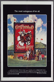 BRONCO BILLY (1980) 4169 Original Warner Bros. One Sheet Poster (27x41).  Folded.  Very fine plus condition.
