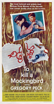 TO KILL A MOCKINGBIRD (1963) 6555 Original Universal Pictures Three Sheet Poster (41x81). Linen-backed.  Very fine condition.