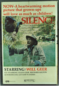 SILENCE (1973) 8079 Original Cinema Financial One Sheet Poster (27x41). Folded. Good Condition Only.