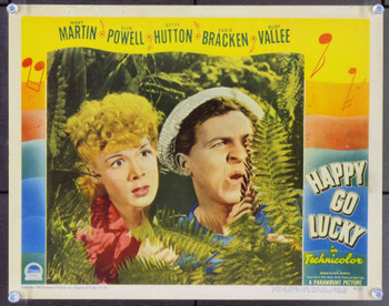 HAPPY GO LUCKY (1942) 9410 Original Paramount Pictures Scene Lobby Card (11x14). Fine Plus.