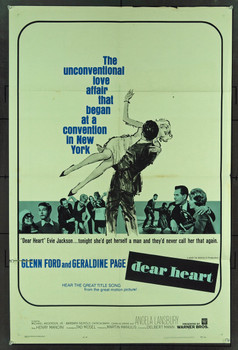 DEAR HEART (1965) 11047 Original Warner Brothers One Sheet Poster (27x41). Folded. Fine Condition.