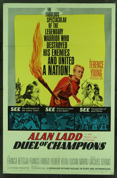 DUEL OF CHAMPIONS (1964) 11051 Original Medallion Pictures One Sheet Poster (27x41).  Fine Plus Condition.