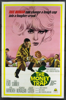 MONEY TRAP, THE (1965) 11398 Original MGM One Sheet Poster (27x41).   Folded.   Very Fine.